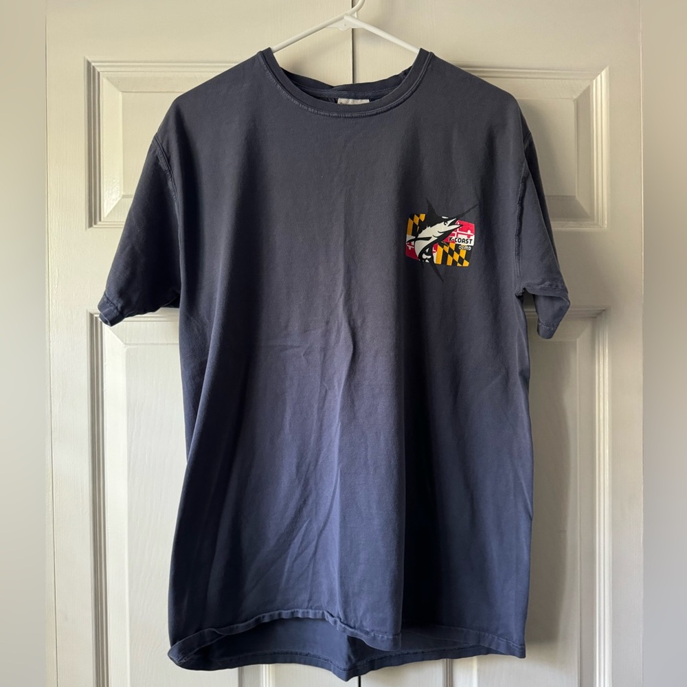 Blue surf shop t shirt size medium